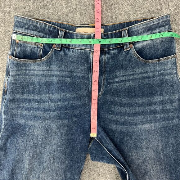 Soft Surroundings Jeans Womens 32 X 30 The Ultimate Denim Relaxed Straight Blue - Picture 6 of 12